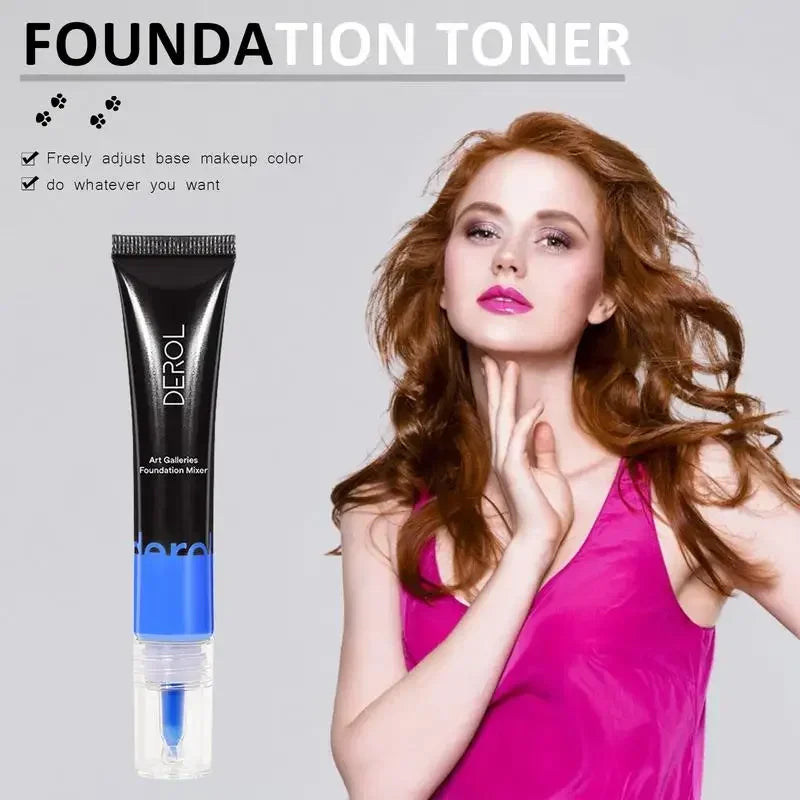 4 Colors Correction Makeup Base Color Adjustment White Blue Yellow Orange Base Blender Makeup Custom Shadow Blend Pigment Beauty
